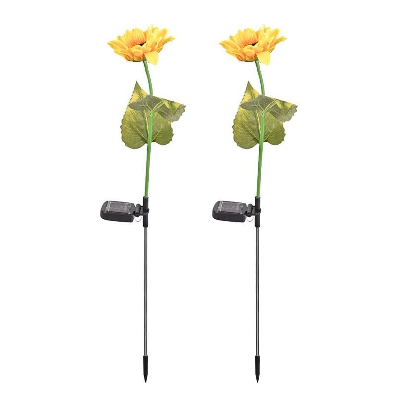 Садовий світильник-підсолнух Solar Garden Flower Lights