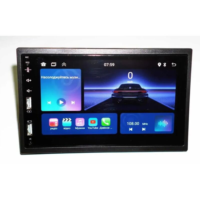 Автомагнітола з екраном 8 дюймів, Android, Ram 2 + Storage 32, Bluetooth, DV-Pioneer ok