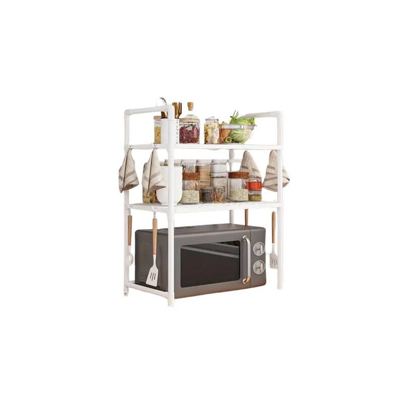 Стелаж для кухні Kitchen Racks, 2 полиці, Білий