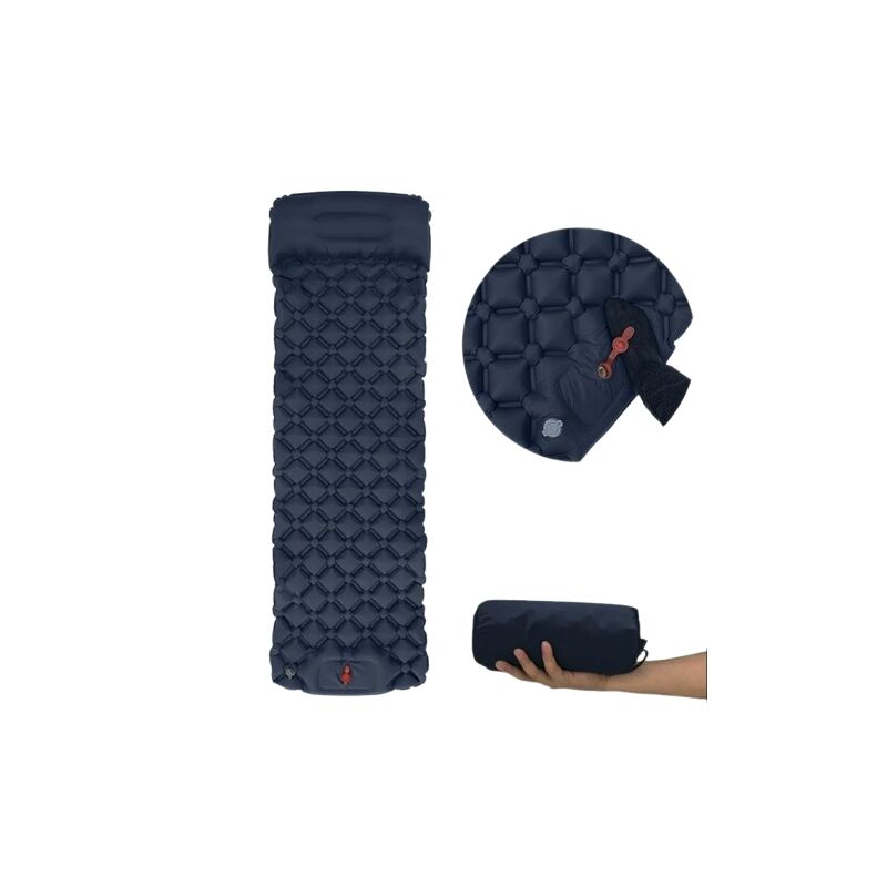 Кемпінговий килимок з подушкою Inflatable cushion AND 5367 Синій