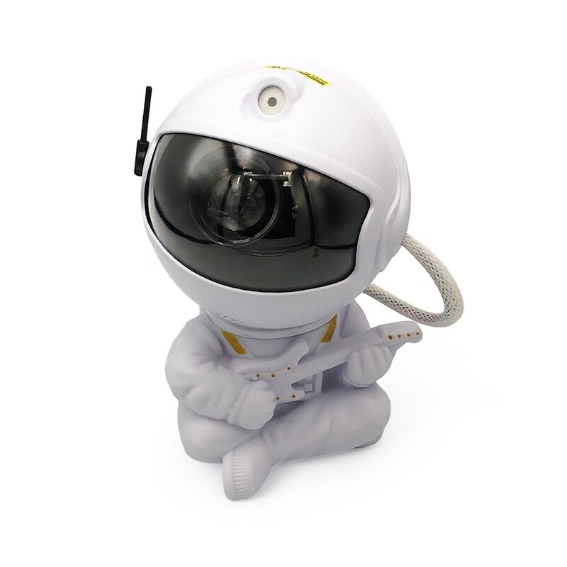 Світильник-нічник Astronaut Nebula Projector білий з гітарою