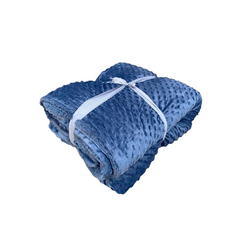 Покривало-Плед Топчик Blanket 180×200 Синій