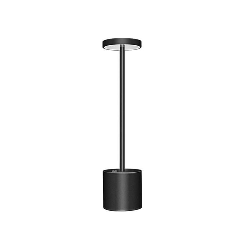 Настільна акумуляторна LED лампа USB Чорна