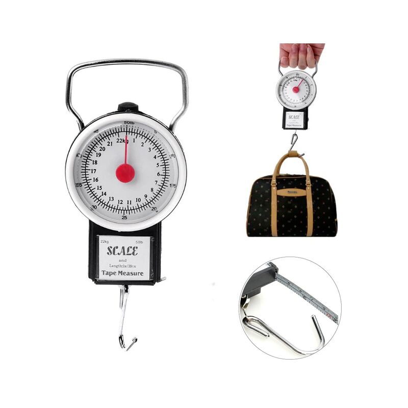 Кантер механічний до 22 кг Scale and Tape Measure