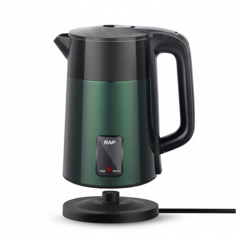 Електричний чайник на 2,0 л 1500 Вт RAF R.7800 Electric Kettle — Зелений