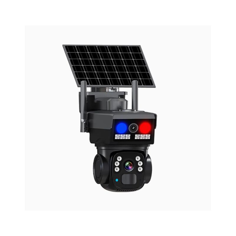 Камера відеоспостереження Dual Lens Solar PTZ Camera