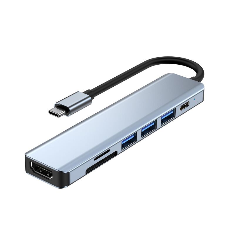 USB-хаб XoKo Type-C to +HDMI+ 3.0 AND 7 in 1