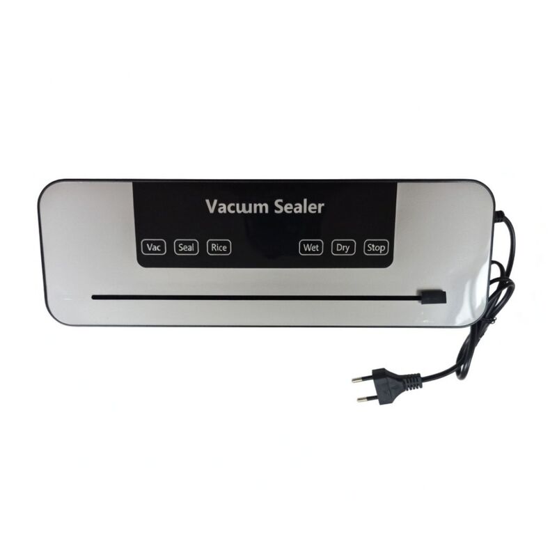 Вакуумний пакувальник для продуктів Vacuum Sealer 120 Вт з вбудованим різаком та пакетами 10 шт